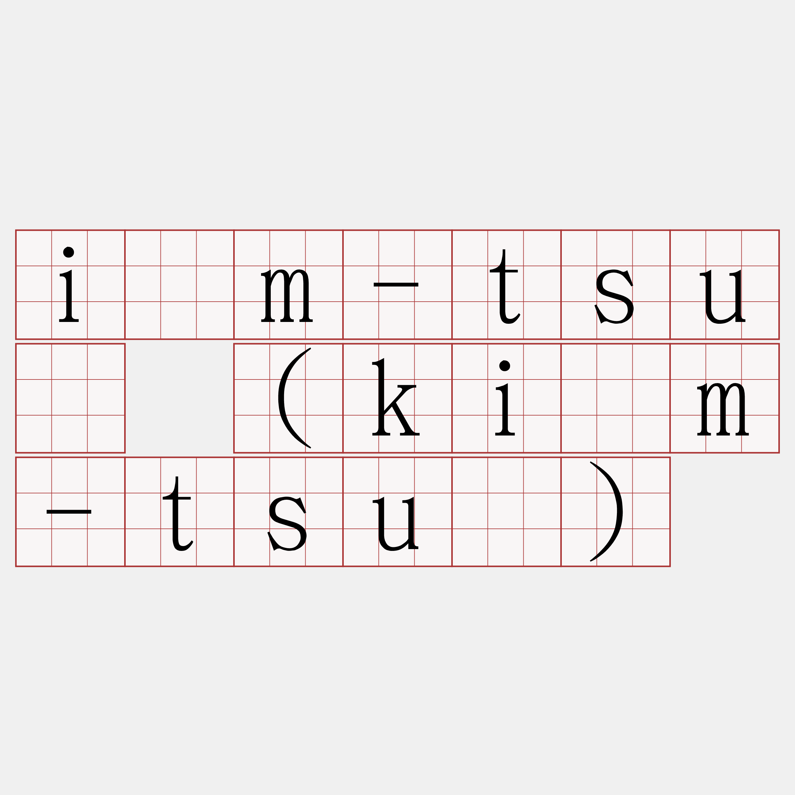 iâm-tsuí (kiâm-tsuí)